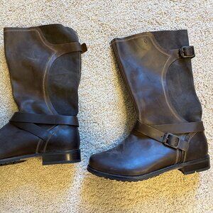 Olukai Pa'ia 8.5 brown leather new women's boot